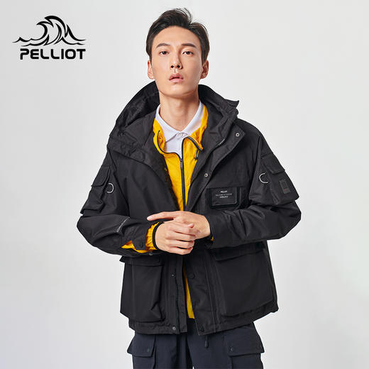 伯希和户外单层冲锋衣 2020年款男士工装风夹克休闲旅行风衣外套111010105 商品图1