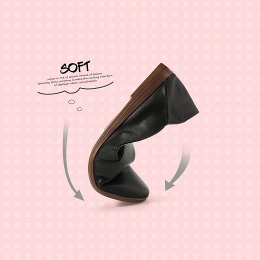 商场同款 |safiya/索菲娅深口春秋舒适平底简约单鞋休闲乐福鞋女SF91112121 商品图3