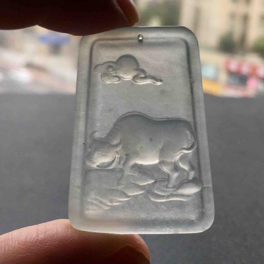 冰种翡翠牛牌牛气冲天 商品图7