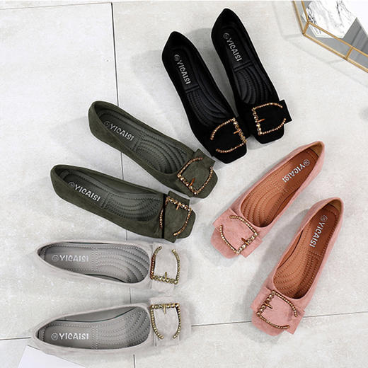 ASB-18-YCS-186-3韩版平底百搭舒适外贸单鞋 商品图3