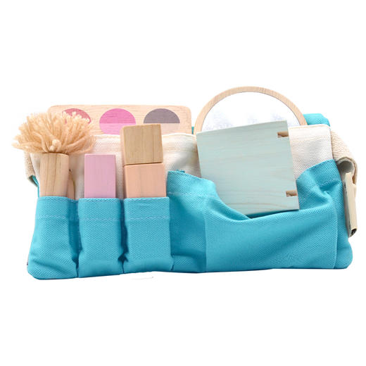 【PlanToys】进口PlanToys过家家仿真梳妆包化妆套装口红女童宝宝女孩玩具 商品图2