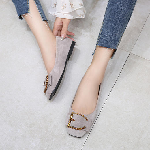 ASB-18-YCS-186-3韩版平底百搭舒适外贸单鞋 商品图2