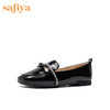 Safiya/索菲娅珍珠绑带扣饰甜美乐福鞋2020热销单鞋女SF01111020 商品缩略图0