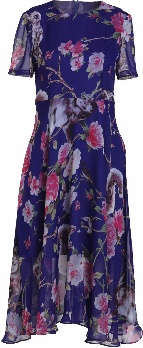 -【伯妮斯茵】162S139--紫色连衣裙--《花园的石阶》--《生命之美-梵高的花园》 商品图1