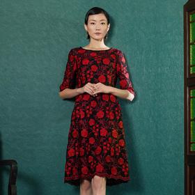 QF84A瑟俪2020春季实穿中款连衣裙