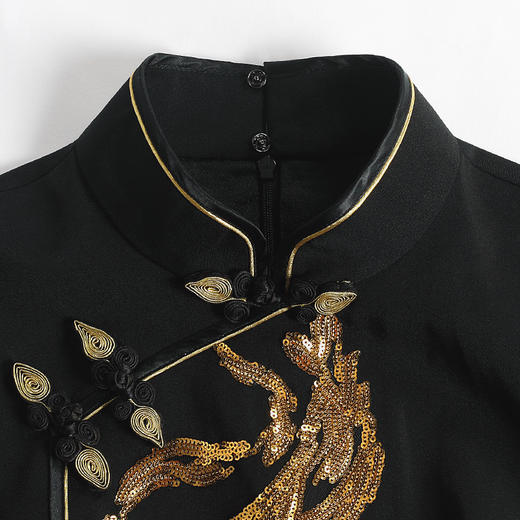 DLQ-A2221新款旗袍套装改良连衣裙 商品图2