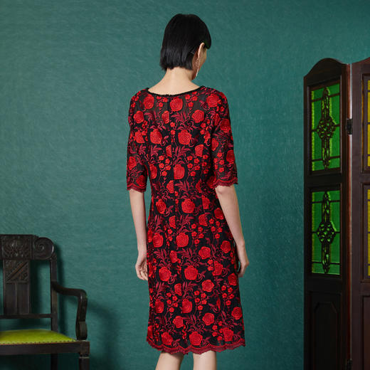 QF84A瑟俪2020春季实穿中款连衣裙 商品图1