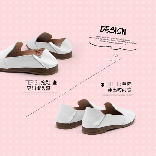 商场同款 |safiya/索菲娅深口春秋舒适平底简约单鞋休闲乐福鞋女SF91112121 商品图4