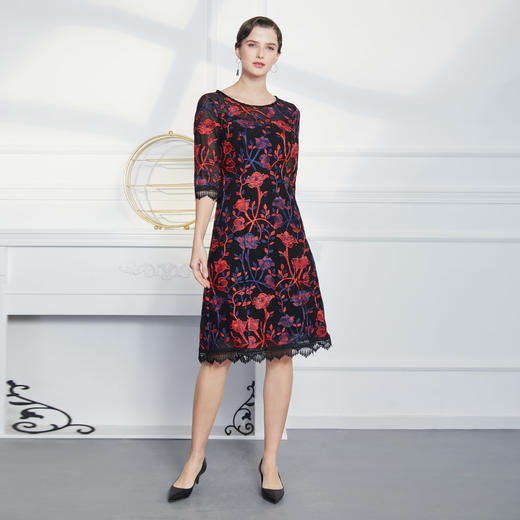 PG84D瑟俪2020春季实穿中款连衣裙 商品图2