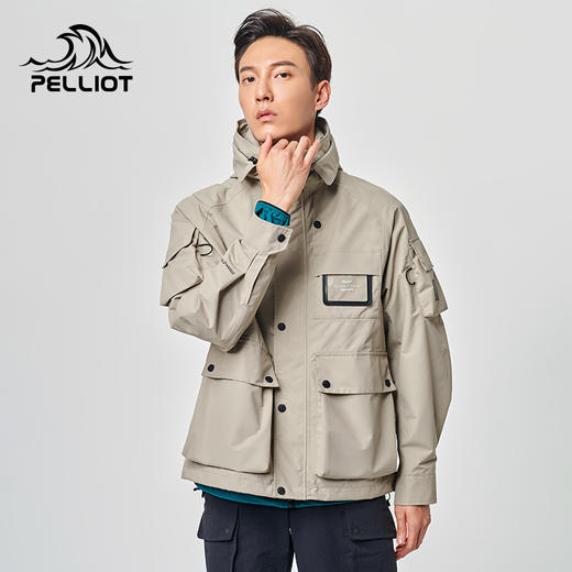 伯希和户外单层冲锋衣 2020年款男士工装风夹克休闲旅行风衣外套111010105 商品图2