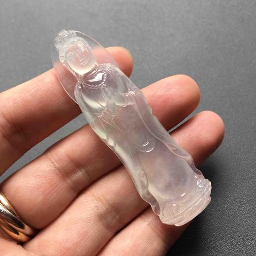 高冰种翡翠合掌观音 商品图0