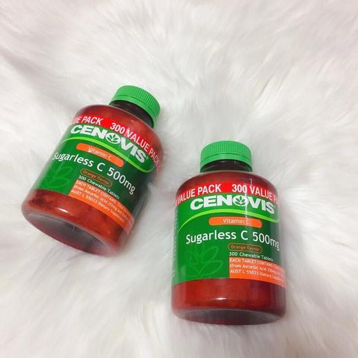 现货~澳洲cenovis圣诺维c天然维生素c咀嚼片无糖美白护肤vc女性300粒 商品图2