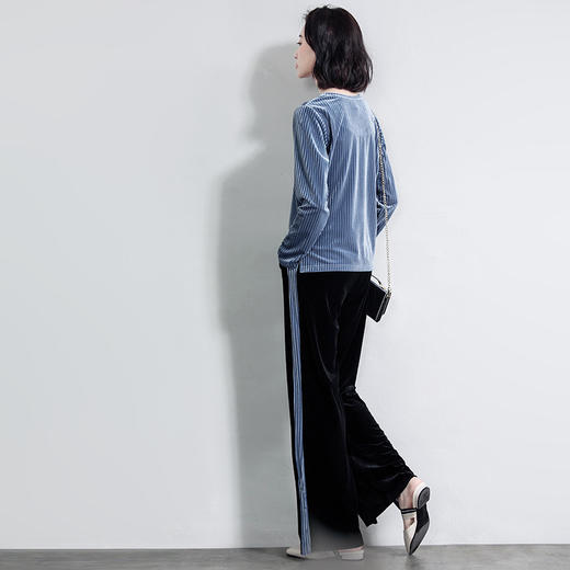 XMH-T9C3097DB新款韩版阔腿裤卫衣两件套 商品图3