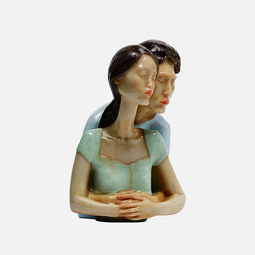 稀奇艺术向京《因为爱情》Mini版雕塑桌面摆件创意情人节礼物 商品图2