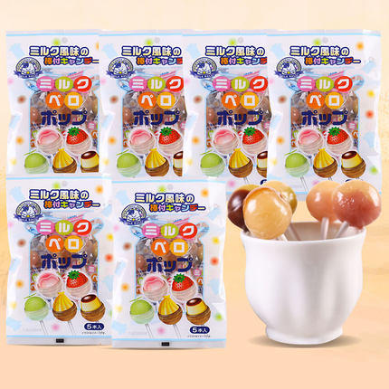 日本秋山什锦水果棒棒糖50g 商品图0