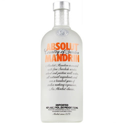 瑞典绝对伏特加柑橘味750ml 商品图0