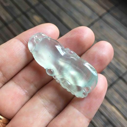 玻璃种翡翠人参福禄寿 商品图0