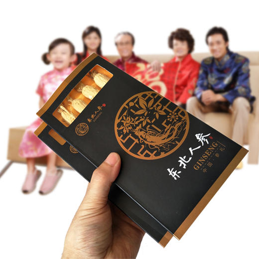 『长白山干人参』精品盒装 生晒人参伴手礼盒 商品图0