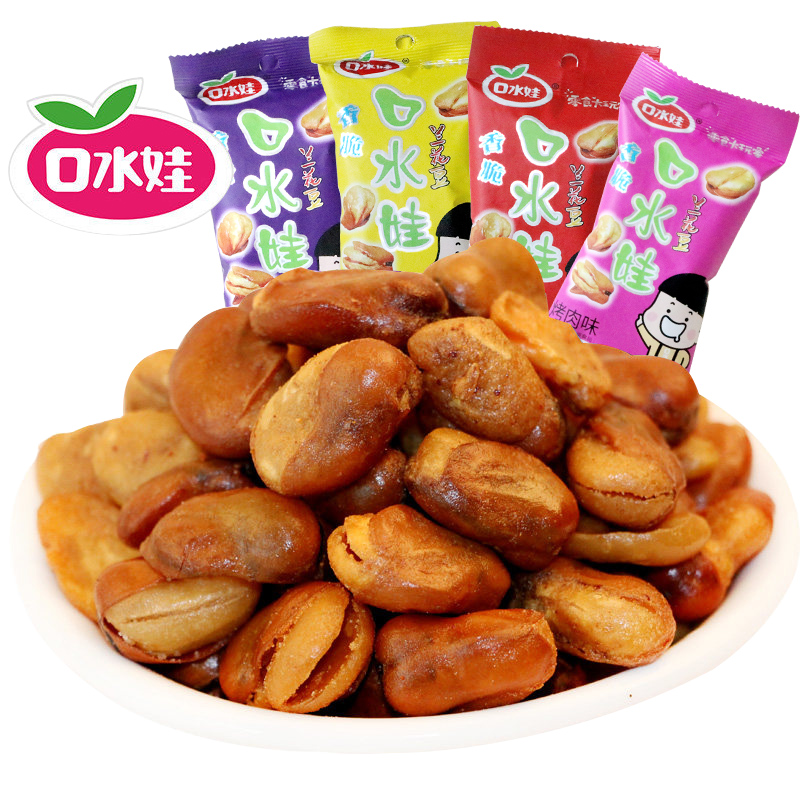 86g口水娃多兰花豆牛肉味