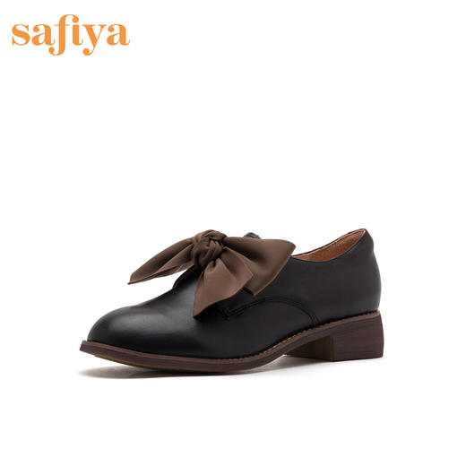 商场同款 | safiya/索菲娅女鞋秋鞋圆头深口方跟蝴蝶结甜美单鞋女SF93112050 商品图3