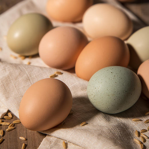 草本五彩土鸡蛋 | 零激素，营养高吸收快，水煮、翻炒超香，全家都爱吃 商品图0