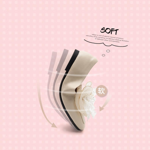 商场同款 |safiya/索菲娅春季平底鞋女蝴蝶结少女单鞋SF01111402 商品图4
