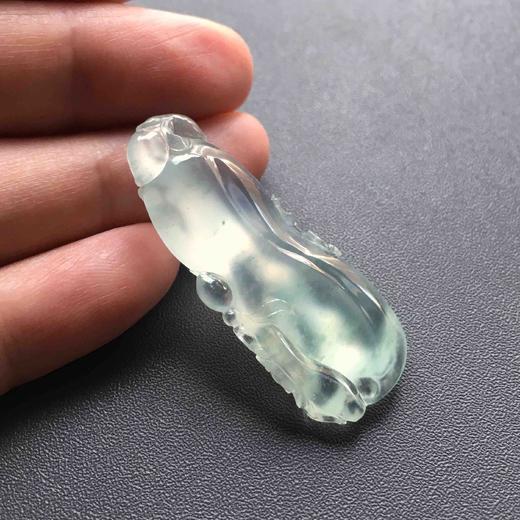 玻璃种翡翠人参福禄寿 商品图8
