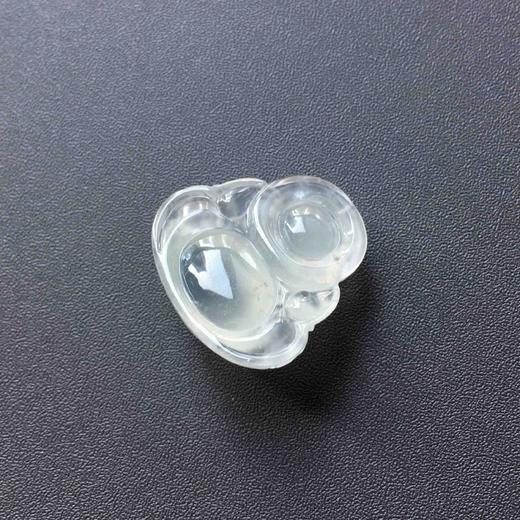 高冰种雪花棉厚庄翡翠弥勒佛 商品图5