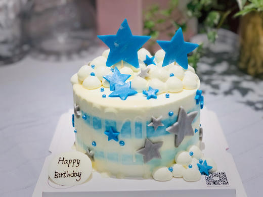 繁星生日蛋糕星星造型蛋糕广州同城