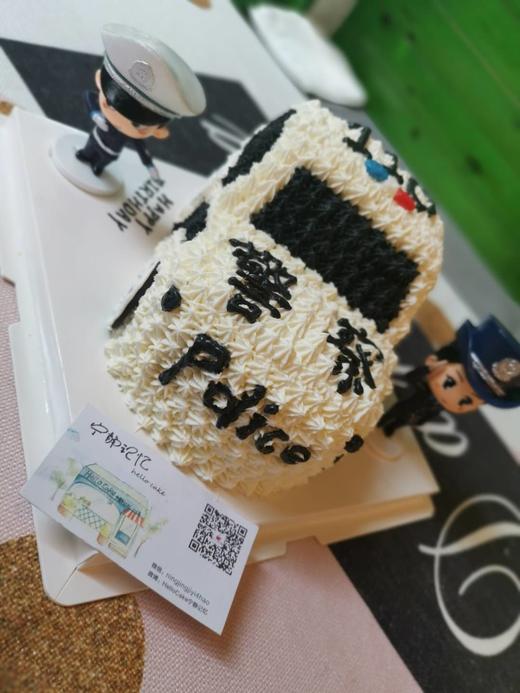 警车奶油蛋糕下单前请仔细阅读商品详情   如需增加或者修改文字 请下单 商品图2