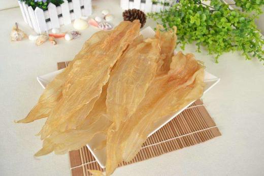 港岛姑娘 大口赤嘴鳘鱼胶花胶鳘鱼胶干货阳光晒制户外风干高蛋白胶质十足 半斤6-7个 商品图1