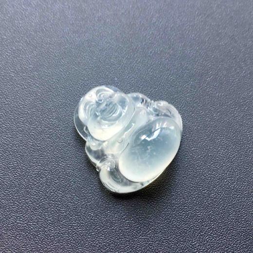 高冰种雪花棉厚庄翡翠弥勒佛 商品图3