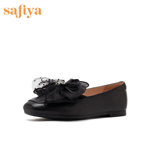 商场同款 |safiya/索菲娅春季平底鞋女蝴蝶结少女单鞋SF01111402 商品图0