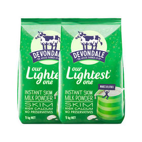 澳洲德运成人脱脂奶粉1kg