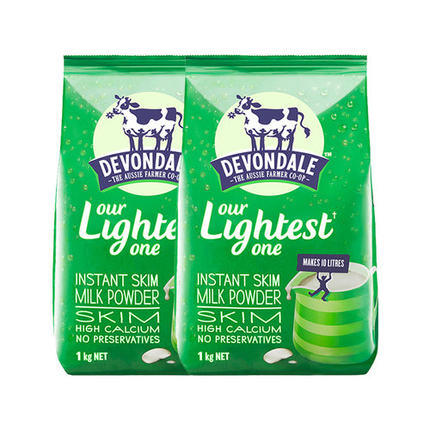 澳洲德运成人脱脂奶粉1kg 商品图0