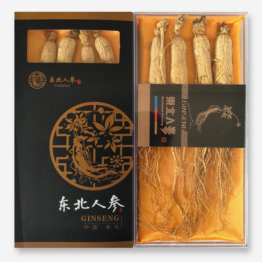 『长白山干人参』精品盒装 生晒人参伴手礼盒 商品图3