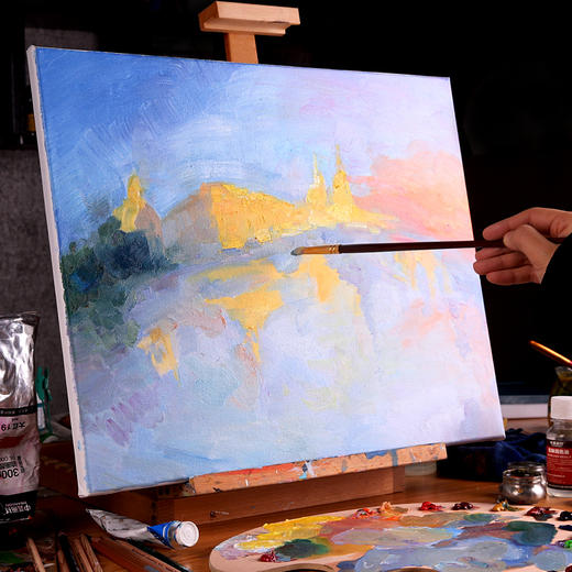 中盛画材亚麻油画框空白纯棉油画布丙烯颜料画板内框批发练习材料 商品图1