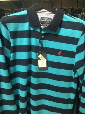 上男反领长T78008