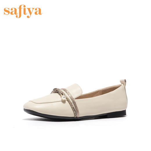 Safiya/索菲娅珍珠绑带扣饰甜美乐福鞋2020热销单鞋女SF01111020 商品图1
