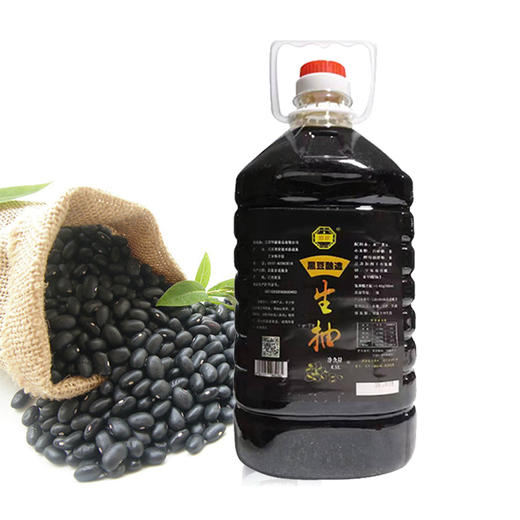 黑豆三级生抽 4.5L桶装酱油调味品 商品图3