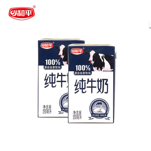 【家庭装、1月新货】纯牛奶标准砖250ml*24盒 商品图2