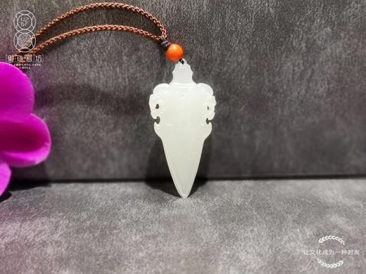 【御珠宫坊】羊脂白玉子料挂件 商品图3