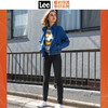 Lee商场同款女2019秋冬433黑色中腰修身窄脚牛仔裤LWS4332VL38P 商品缩略图1
