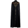 DLQ-A2223黑色旗袍披肩外搭外套开衫斗篷披风长款复古中国风 商品缩略图3