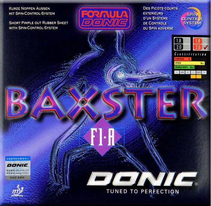DONIC多尼克BAXSTER魔鬼正胶王乒乓球胶皮套胶