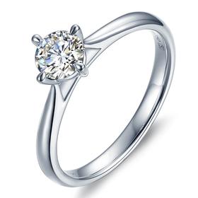 真爱永恒18K金钻戒定制【戒托】DR1766