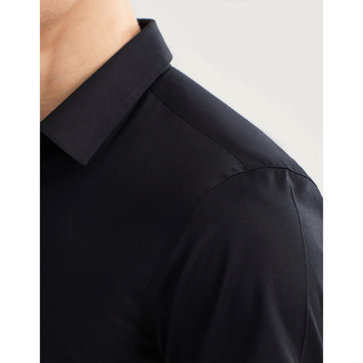 【特价】柒牌男装短袖衬衫商务休闲短袖衬衫男士时尚纯色	118A70300 商品图1