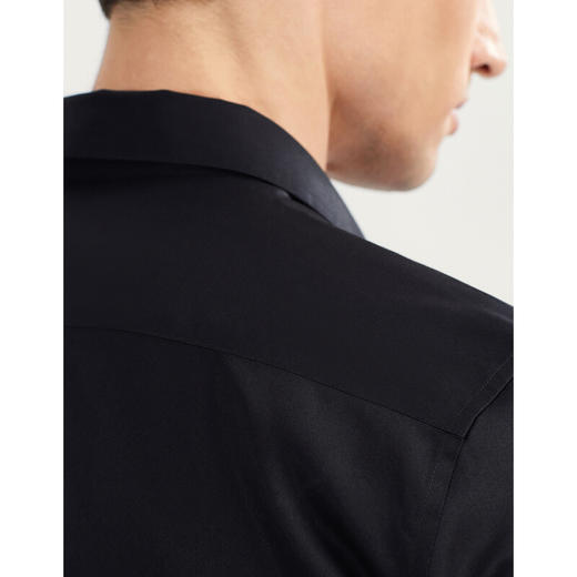 【特价】柒牌男装短袖衬衫商务休闲短袖衬衫男士时尚纯色	118A70300 商品图2