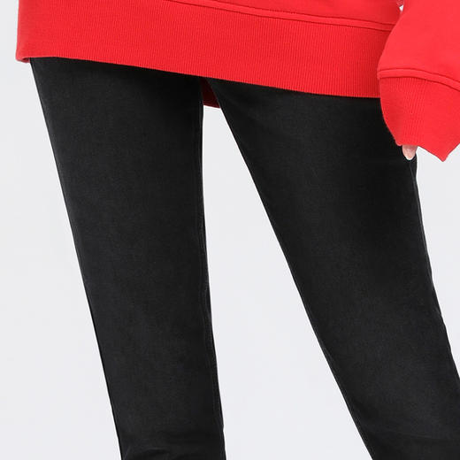 Lee商场同款女2019秋冬433黑色中腰修身窄脚牛仔裤LWS4332VL38P 商品图3