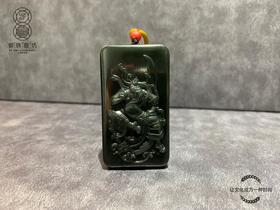 【御珠宫坊】和田玉关公牌